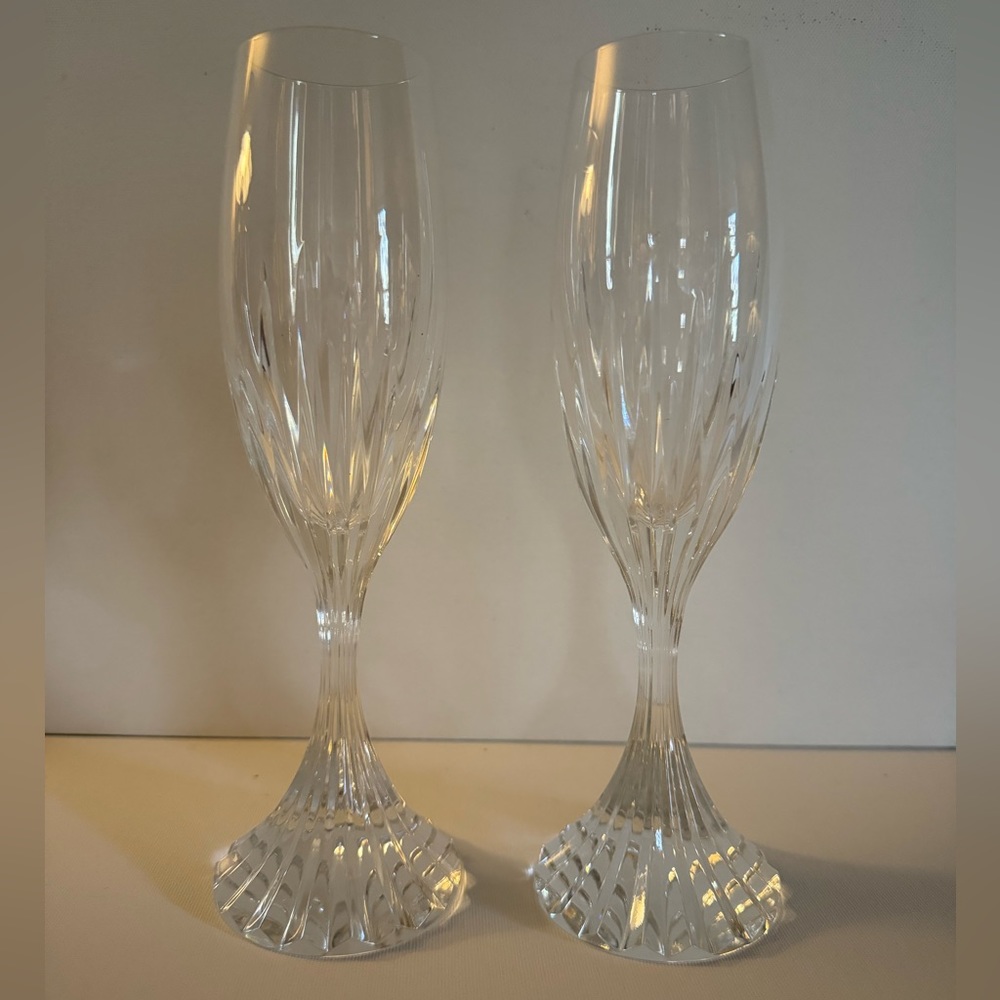 Baccarat Massena Flutes - New without tags